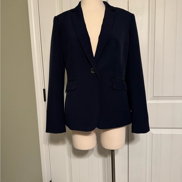 JM collection Navy Blue Blazer-EUC - Picture 1 of 8